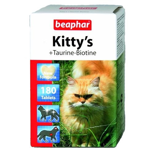 Image BEAPHAR Витамины для кошек таурин+биотин &quot;Kitty's+Taurine+Biotin&quot; 180шт