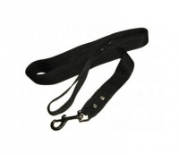 Image collar одинарный поводок чёрного цвета с прошивкой для собаки 122 см. арт. 818.04511