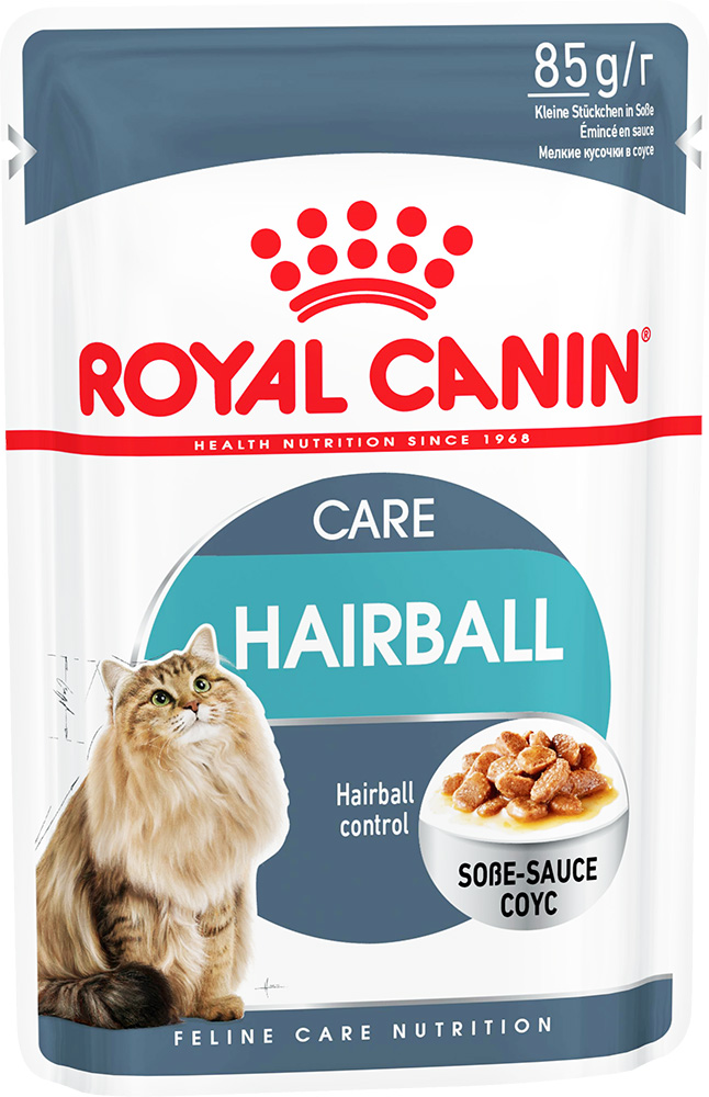 Image влажный корм для кошек Royal Canin Hairball Care Gravy 0,085 кг