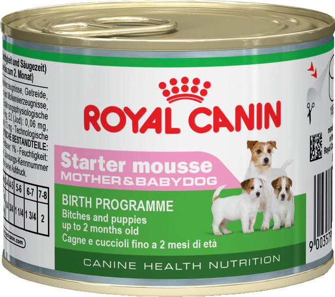 Image влажный корм для собак Royal Canin Starter Mousse Mother & Babydog 0,195 кг