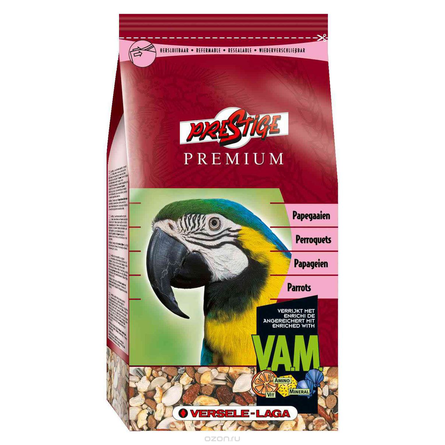 Image versele Laga Prestige Parrots Premium корм для крупных попугаев, 1 кг