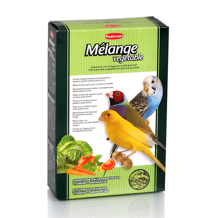 Image padovan MELANGE Vegetable дополнительный корм овощи для птиц, 300 гр