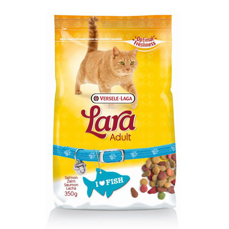 Image lara Adult Сухой корм для взрослых кошек (с лососем), 350 гр