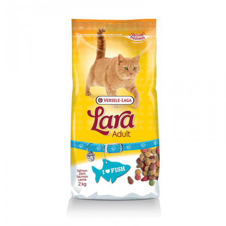 Image lara Adult Сухой корм для взрослых кошек (с лососем), 2 кг