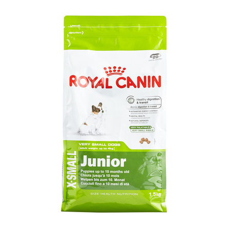 Image royal Canin X-Small Junior Сухой корм для щенков миниатюрных пород, 1,5 кг