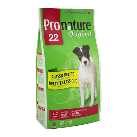 Image pronature Original 22 Adult All Breeds Сухой корм для взрослых собак всех пород (с ягнёнком и рисом), 6 кг