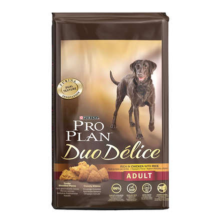 Image pro Plan Duo Delice Сухой корм для взрослых собак всех пород (с курицей и рисом), 10 кг