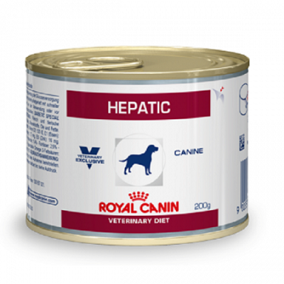 Image royal Canin Hepatic Консервированный лечебный корм для собак при заболеваниях печени, 200 гр