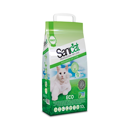 Image saniCat Hygiene Plus Впитывающий глиняный наполнитель для кошек, 3,85 кг