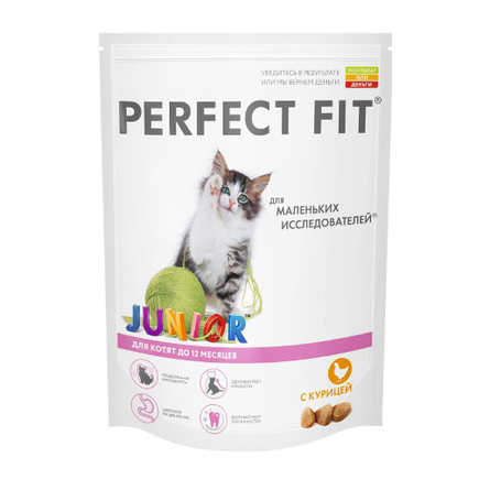 Image perfect Fit Junior Сухой корм для котят (с курицей), 650 гр