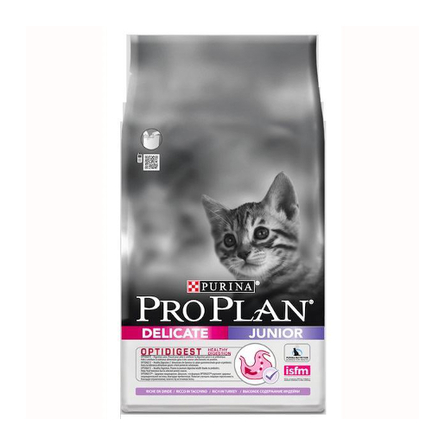 Image proPlan Delicate Junior Сухой корм для котят с чувствительным пищеварением (с индейкой), 1,5 кг