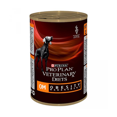 Image purina Veterinary Diets OM Obesity Managment Консервированный лечебный корм для собак для контроля избыточного веса, 400 гр