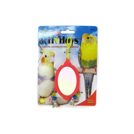 Image j.W.Pets Игрушка для птиц ''Вращающееся зеркальце - погремушка''