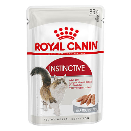 Image royal Canin Instinсtive Мясные кусочки в паштете для взрослых кошек, 85 гр