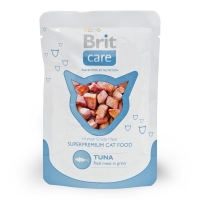 Image brit Care Cat Tuna Pouch консервы в пауче для кошек (с тунцом) 80 гр. арт. 116.021