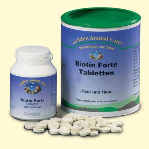 Image GOLDEN ANIMAL CARE Biotin Forte Биотин Форте Комплекс для улучшения состояния шерсти 100т