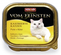 Image animonda VOM FEINSTEN ADULT for castrated cats паштет для кастрированных кошек и котов с индейкой и сыром 100 гр. арт. 13.83445