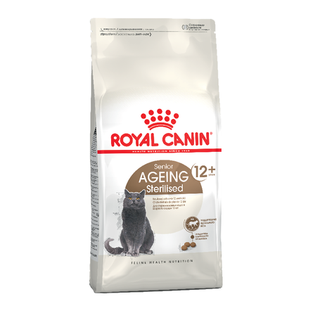 Image royal Canin Ageing Sterilised 12+ Сухой корм для пожилых стерилизованных кошек и кастрированных котов старше 12 лет, 2 кг