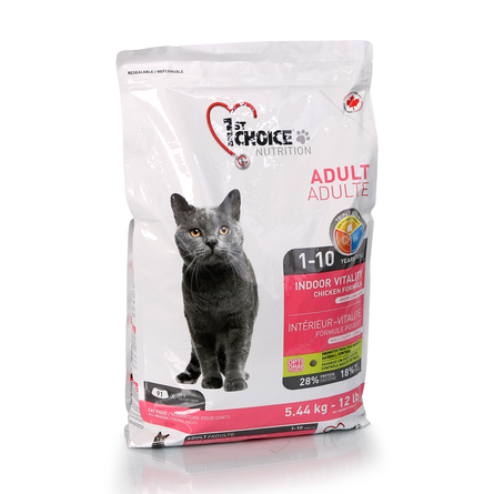 Image 1st Choice Vitality Сухой корм для взрослых домашних кошек (с курицей), 5,44 кг
