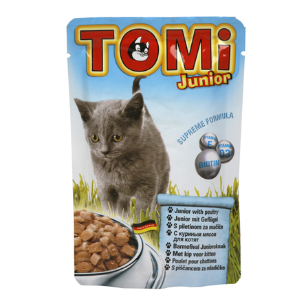 Image toMi Кусочки паштета в соусе для котят (с курицей), 100 гр