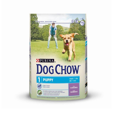 Image dog Chow Puppy Сухой корм для щенков всех пород (с ягненком и рисом), 800 гр