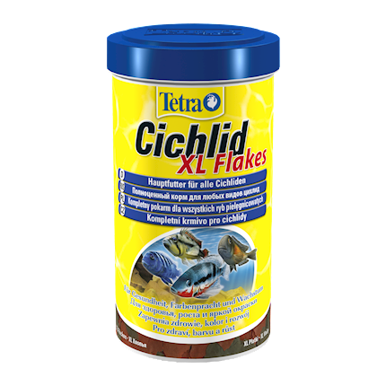 Image tetra Cichlid XL Flakes основной корм для цихлид и крупных рыб, 1 л