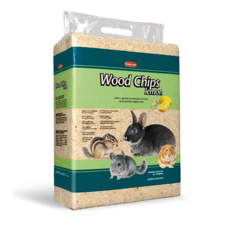 Image padovan Wood Chips Древесная стружка для грызунов (с ароматом лимона), 1 кг