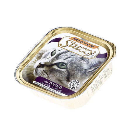 Image mister Stuzzy Cat Кусочки паштета для взрослых кошек (с тунцом), 100 гр