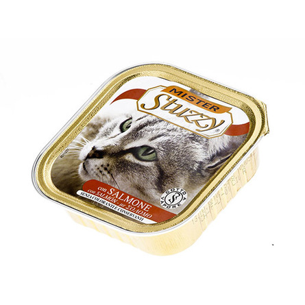 Image mister Stuzzy Cat Кусочки паштета для взрослых кошек (с лососем), 100 гр