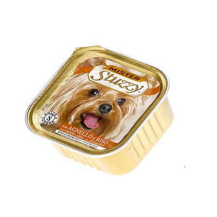 Image mister Stuzzy Dog Кусочки филе в паштете для взрослых собак всех пород (с ягненком и рисом), 150 гр
