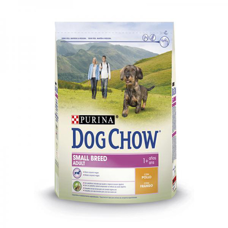 Image dog Chow Small Breed Adult Сухой корм для взрослых собак мелких пород (с курицей), 800 гр