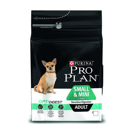 Image pro Plan OptiDigest Small & Mini Adult Сухой корм для собак мелких пород с чувствительным пищеварением (с ягненком), 700 гр