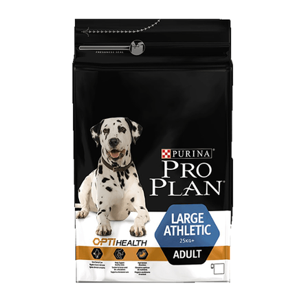 Image pro Plan OptiHealth Large Athletic Adult Сухой корм для взрослых собак крупных пород с атлетичным телосложением (с курицей и рисом), 14 кг