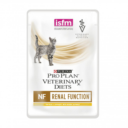 Image purina Veterinary Diets Renal Function Влажный лечебный корм для кошек при заболеваниях почек (с курицей), 85 гр