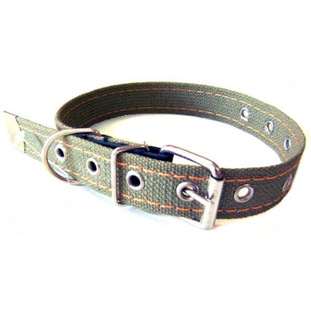 Image collar Ошейник для собак одинарный, ширина 1,2 см, длина 24-32 см, коричневый