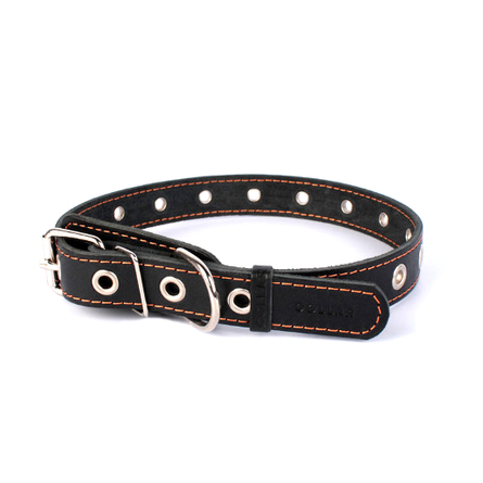 Image collar Ошейник для собак безразмерный, ширина 3,5 см, длина 73 см, черный