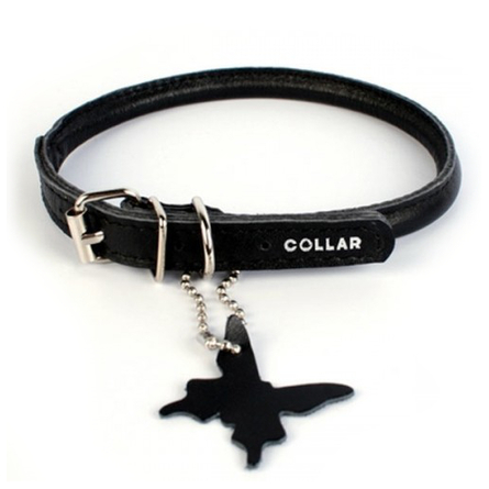 Image collar Ошейник для собак "Collar Glamour", круглый, диаметр 8 мм, длина 33-41 см, желтый