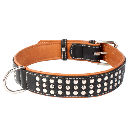 Image collar Ошейник для собак безразмерный, ширина 2,5 см, длина 60 см, коричневый