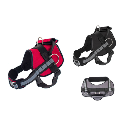 Image collar Dog Extreme Comfort Шлейка регулируемая для собак, обхват 70-100 см, ширина 3 см, черная