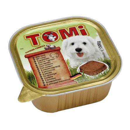 Image toMi Паштет для взрослых собак всех пород (с ягненком), 300 гр