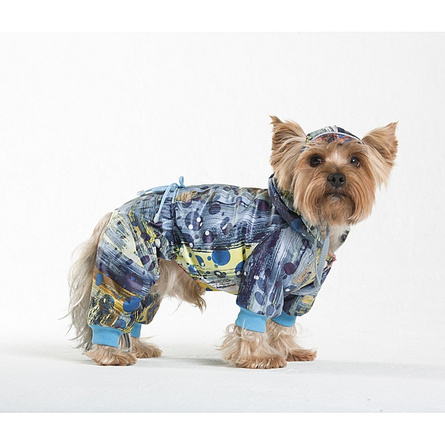 Image dogModa Комбинезон "Сова" для собак, длина спины 28 см, обхват шеи 29 см, обхват груди 45 см