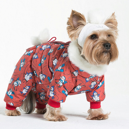 Image dogmoda Комбинезон стеганый синий, унисекс