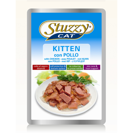 Image stuzzy Cat Кусочки паштета в соусе для котят (с курицей), 100 гр