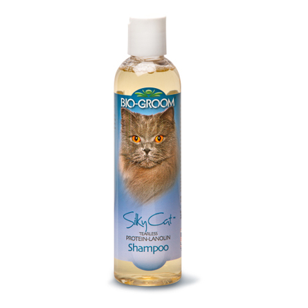 Image bio-Groom Silky Cat Shampoo Шампунь для кошек с протеином и ланолином, 236 мл