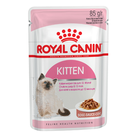 Image royal Canin Kitten Instinсtive Кусочки паштета в соусе для котят, 85 гр