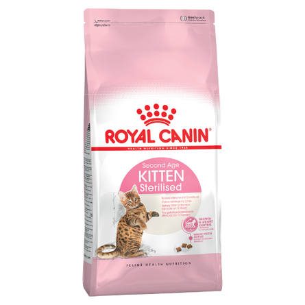 Image royal Canin Kitten Sterilised Сухой корм для стерилизованных и кастрированных котят, 400 гр