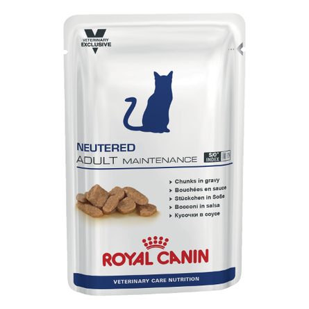 Image royal Canin Neutered Adult Maintenance Влажный лечебный корм для стерилизованных кошек и кастрированных котов, 100 гр