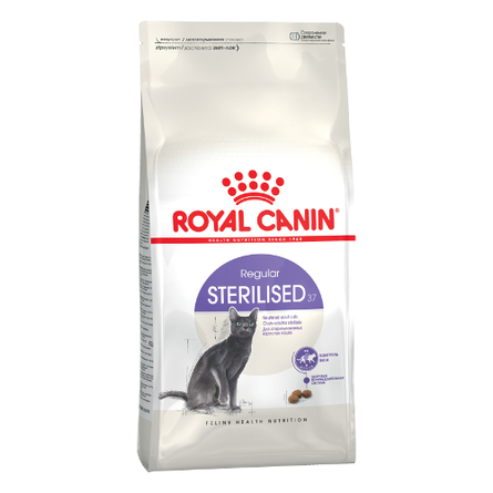 Image royal Canin Sterilised 37 Сухой корм для взрослых стерилизованных кошек и кастрированных котов, 400 гр