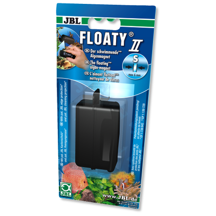 Image JBL Floaty II S Плавающий магнитный скребок для аквариумных стекол, чёрный