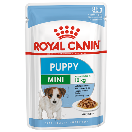 Image royal Canin Mini Puppy Кусочки паштета в соусе для щенков мелких пород, 85 гр